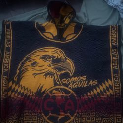 Club América Aguilas Hooded Poncho
