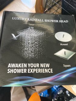 Luxury Rainfall Shower Head in Box