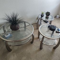 Oriental Stainless Steel Coffee Tables