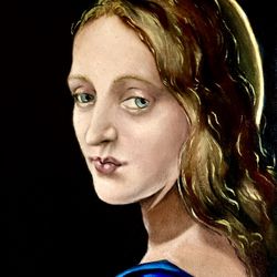 Oil Painting of Angel