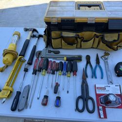 Large Tool Bundle with Tool Box