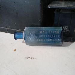Vintage Bottle Wn J.bryan Apothegary San Francisco Embose Lettering Exel Cond Dug Up About A Week Ago In San Francisco