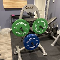 Hoist CF-3443 Commercial Quality Olympic Weight Tree - 1,500 Lb Capacity