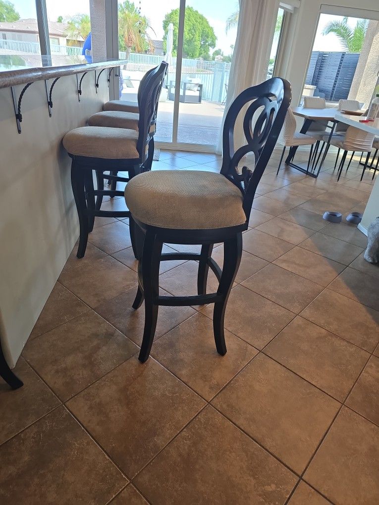 Solid Wood Bar Chairs