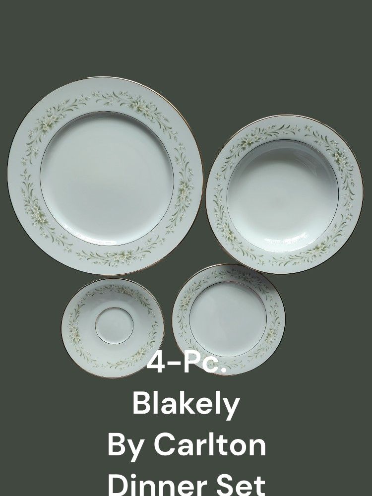 4-Pcs. Blakely By Carlton Dinner Set