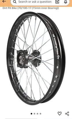 17" Dirt Bike Rim