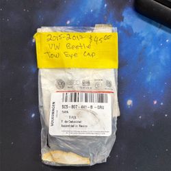 2015 2017 Volkswagen Beetle Tow Eye Cap Oem New