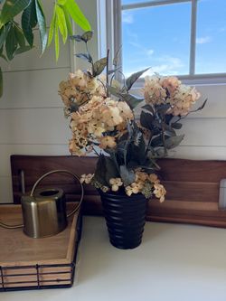 Beautiful hydrangea flowers arrangement
