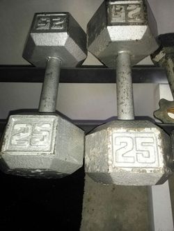 25 lb dumbells