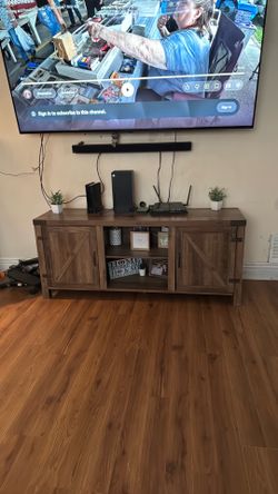 Tv console , shelf coffee and end table set