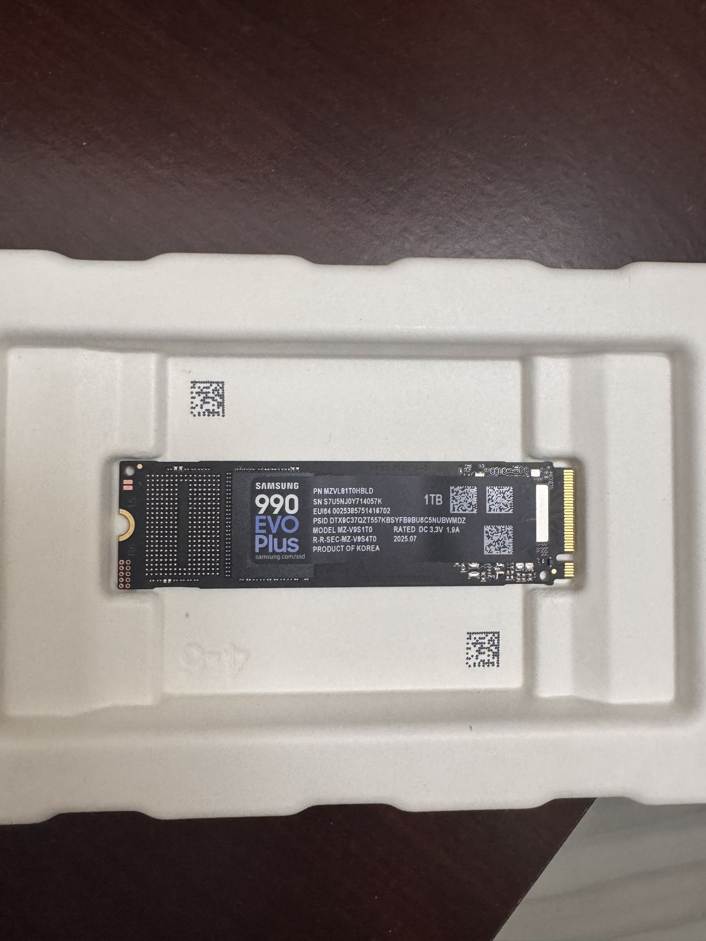 Samsung 990 EVO Plus Nvme SSD 1TB, PCIe Gen 4x4, Gen 5x2