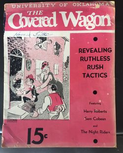 University Of Oklahoma Vintage Magazine.