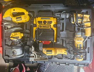 DeWalt Corded Power Tool Lot with Case