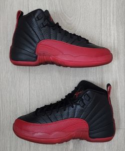 Nike Air Jordan 12 Retro 2025 Flu Game BRED 153265-002 Youth Size 3.5 / Women's Size 5