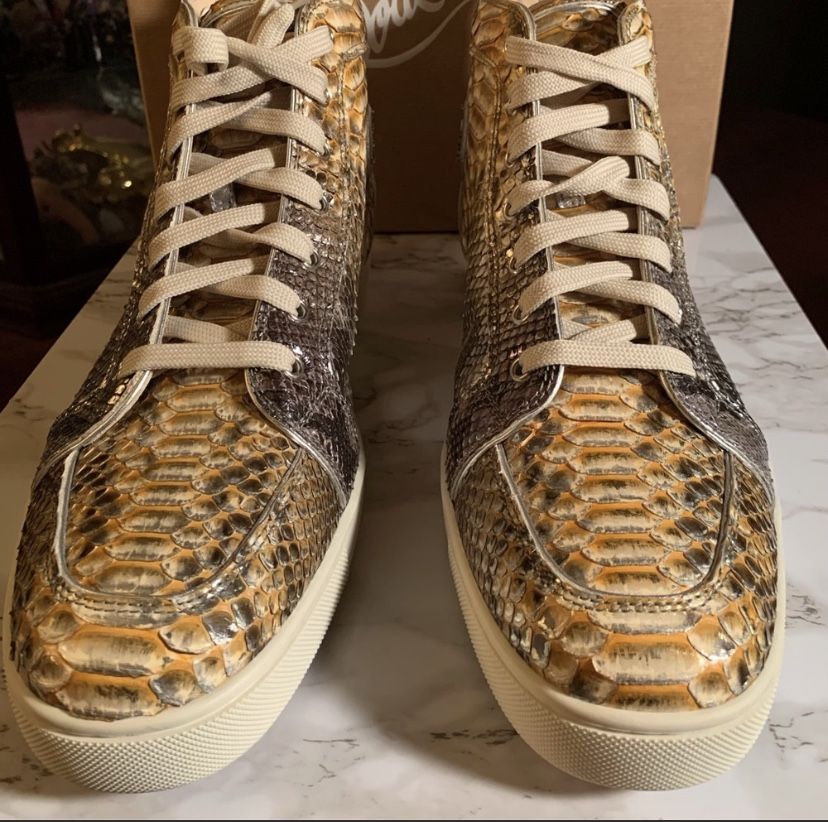 Authentic Christian Louboutin Rantus Python Flat Original