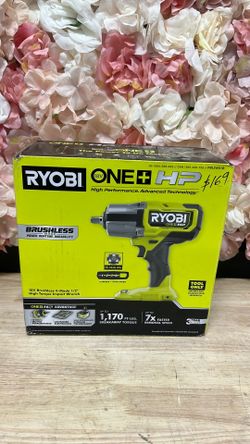 RYOBI ONE+ HP 18V Brushless Cordless 4-Mode 1/2 in. High Torque Impact Wrench (Tool Only)