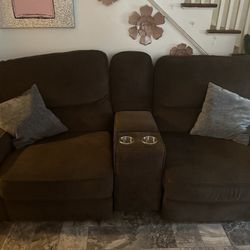 2 Living Room Reclining Couches