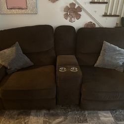 2 Living Room Reclining Couches
