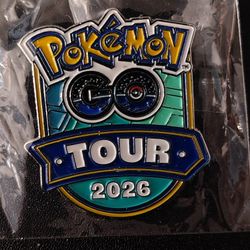 Pokemon Go Tour 2026 Limited Edition Pin 