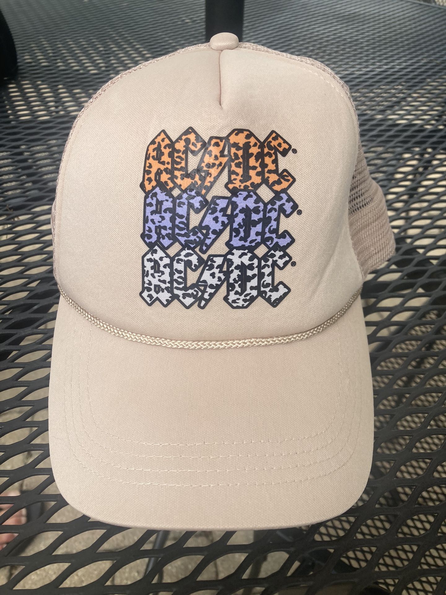 AC/DC Beige 2022 Baseball Cap 