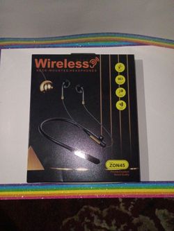 Wireless ZON45 Neck-Mounted Headphones