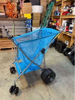 Seina Steel Framed Collapsible Versatile Garden Cart Beach Sand Cruiser,