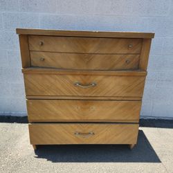 Mid-Century Modern Fruitwood Dresser by United Furniture Company