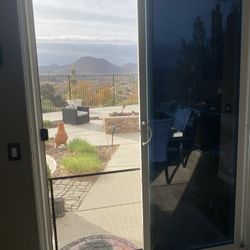 Sliding Glass Door With Tint And Dog Screen