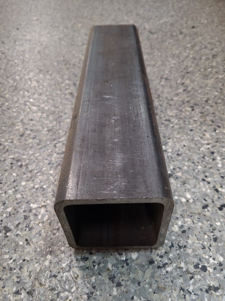 3"×3"×1/4" Wall Square Steel Tubing 12-1/2" Long