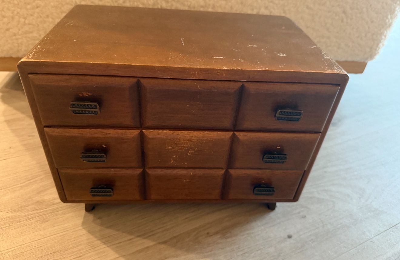 Mcm Jewelry Box Trinket Box Vintage