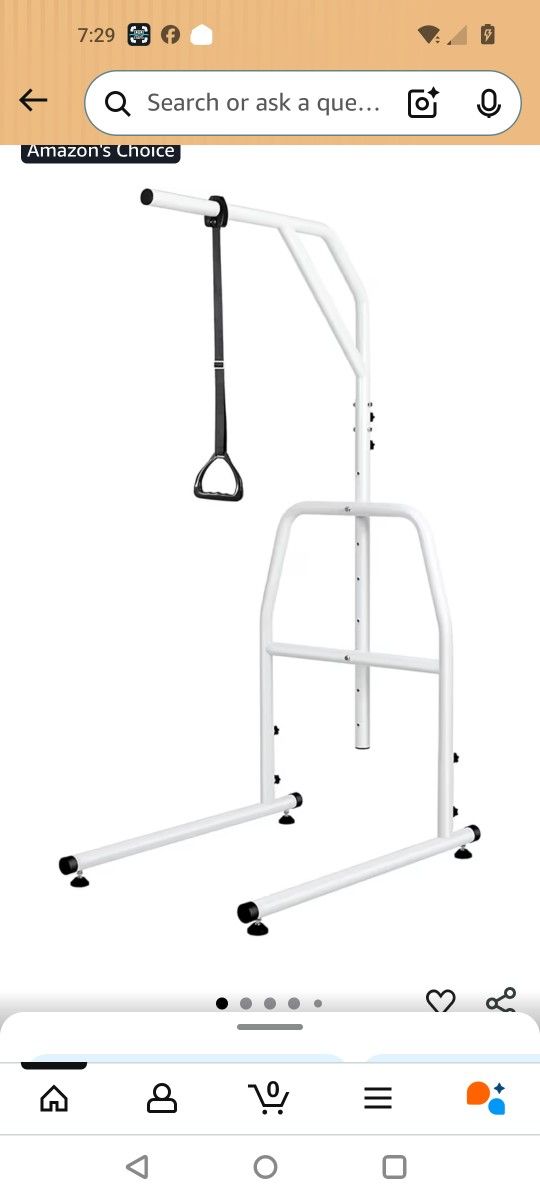 Trapeze Bar For Bed Mobility Heavy Duty Pull Up Assist Bar With Floor Stand
