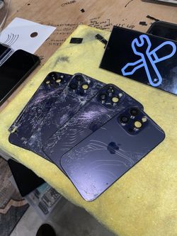 iPhone 14 cracked pro max for replacement 16 pro back glass 15 plus screen 13 pro housing 12 pro