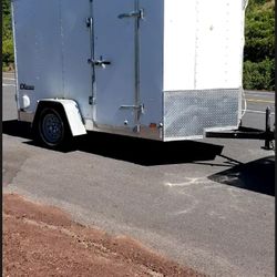 6x10 Travel Trailer V-Nose with Solar 