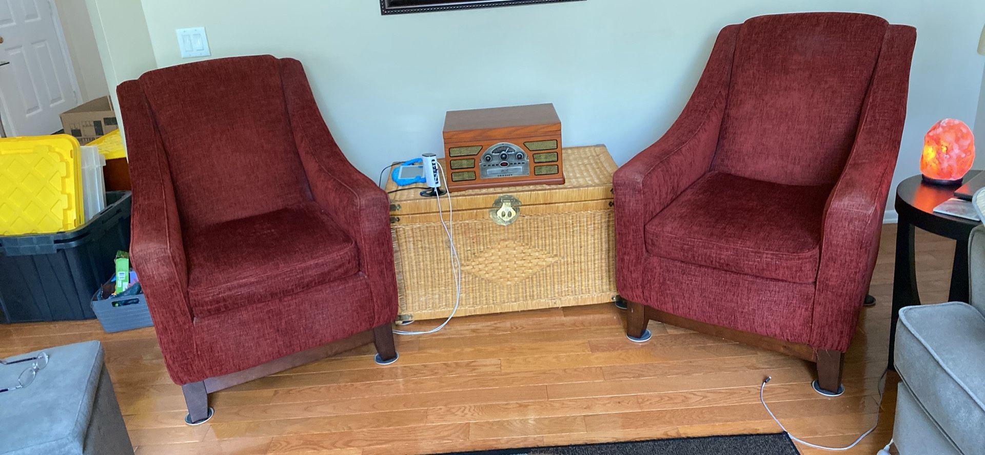 Red Side Chairs