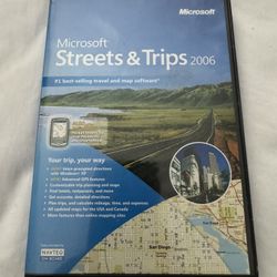 Microsoft Streets & Trips 2006 – 2 Discs, Manual & Case – Excellent Condition
