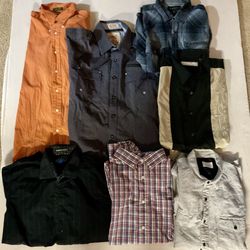  Men’s Dress Shirt Bundle Size L