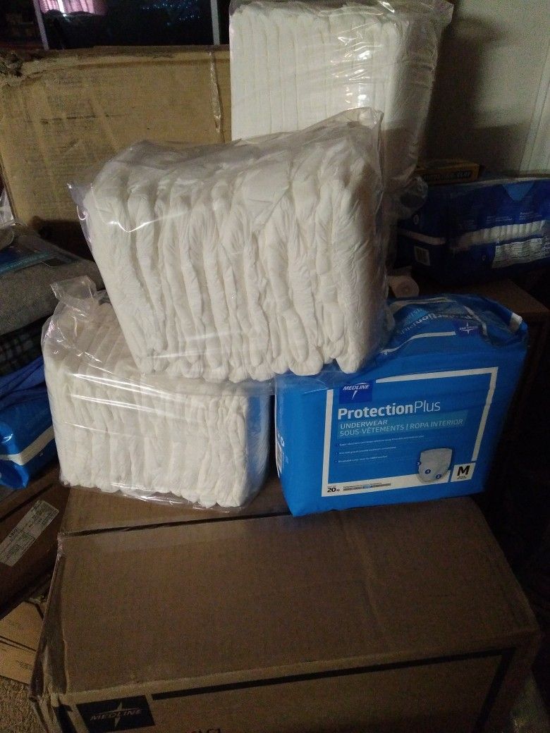 100 Brand New Adult Diapers $50.00