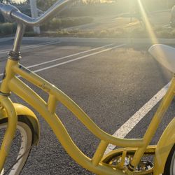 Schwinn Yellow Beach Cruiser 