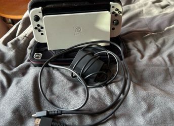 Nintendo Switch OLED White with Carrying Case