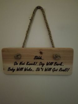 8x3.5 in door knob hanger