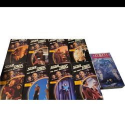 Star Trek: The Next Generation - Episodes 1-8, 13, and 25TH ANNIVERSARY (VHS)