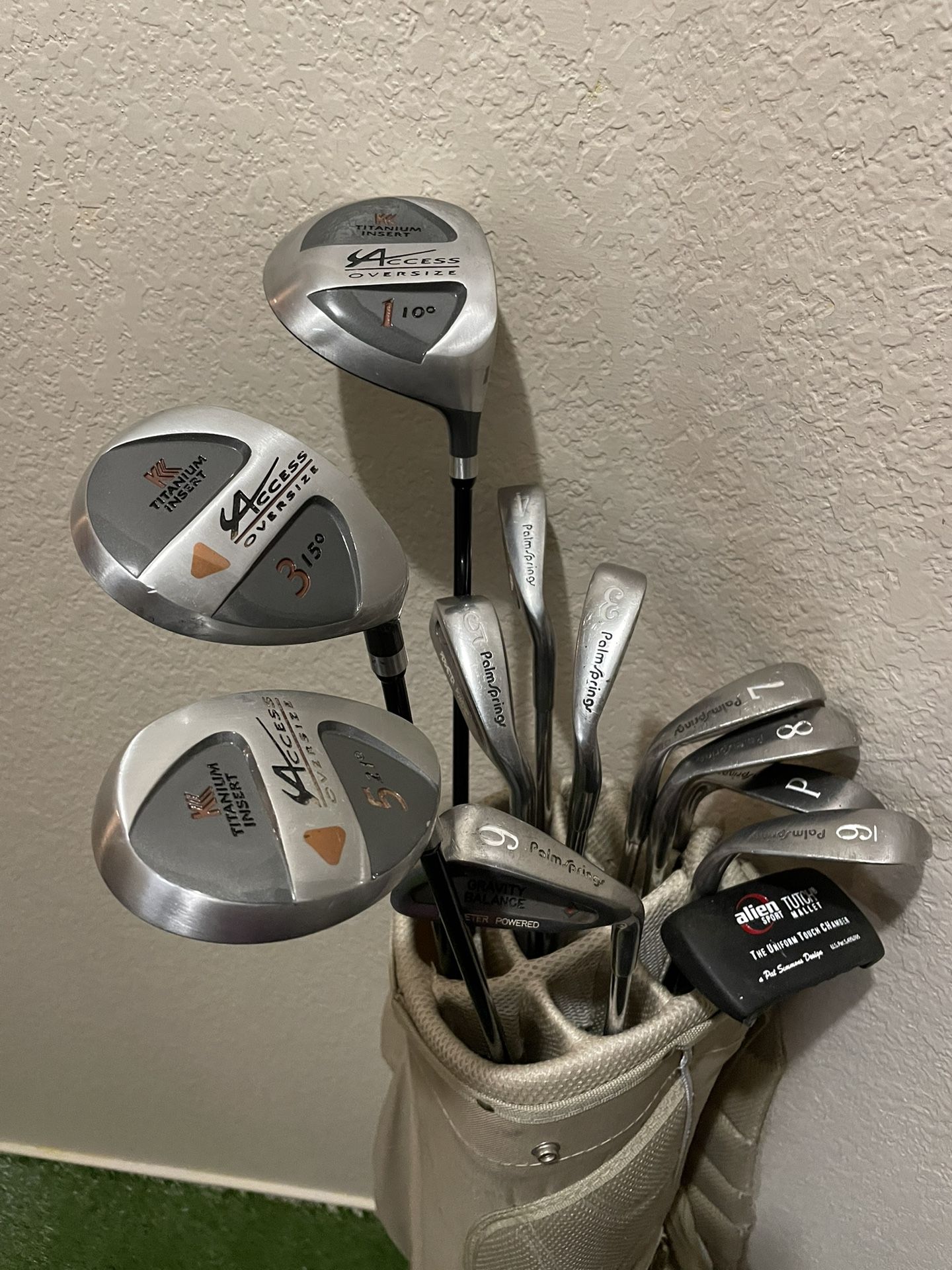 Palm Springs Knight Golf Club Set w/RAM Bag (RH)
