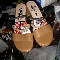 Brighton Wedge Glam Sz8.5