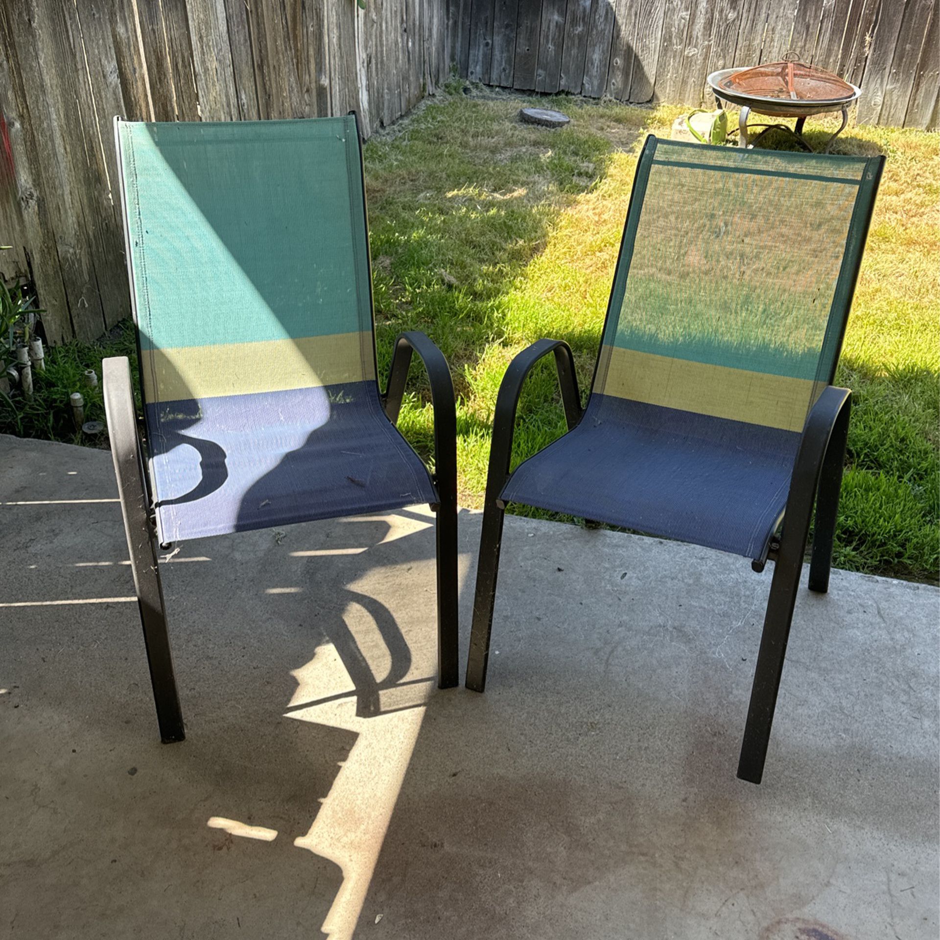 Two Lawn Chairs 