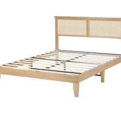Rattan Full Bed Frame