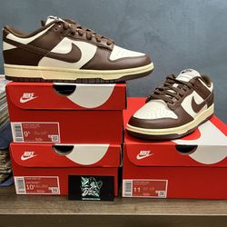 Men Size 9 & 9.5 — Nike Dunk Low Mocha Cacao Wow 10.5W 11W