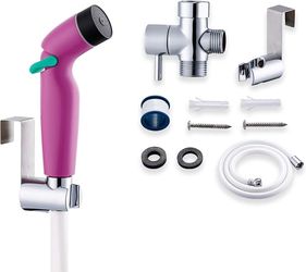 Handheld Bidet Sprayer Kits for Toilet and Diaper Sprayer Shattaf with 2 Water Flow Sprayers