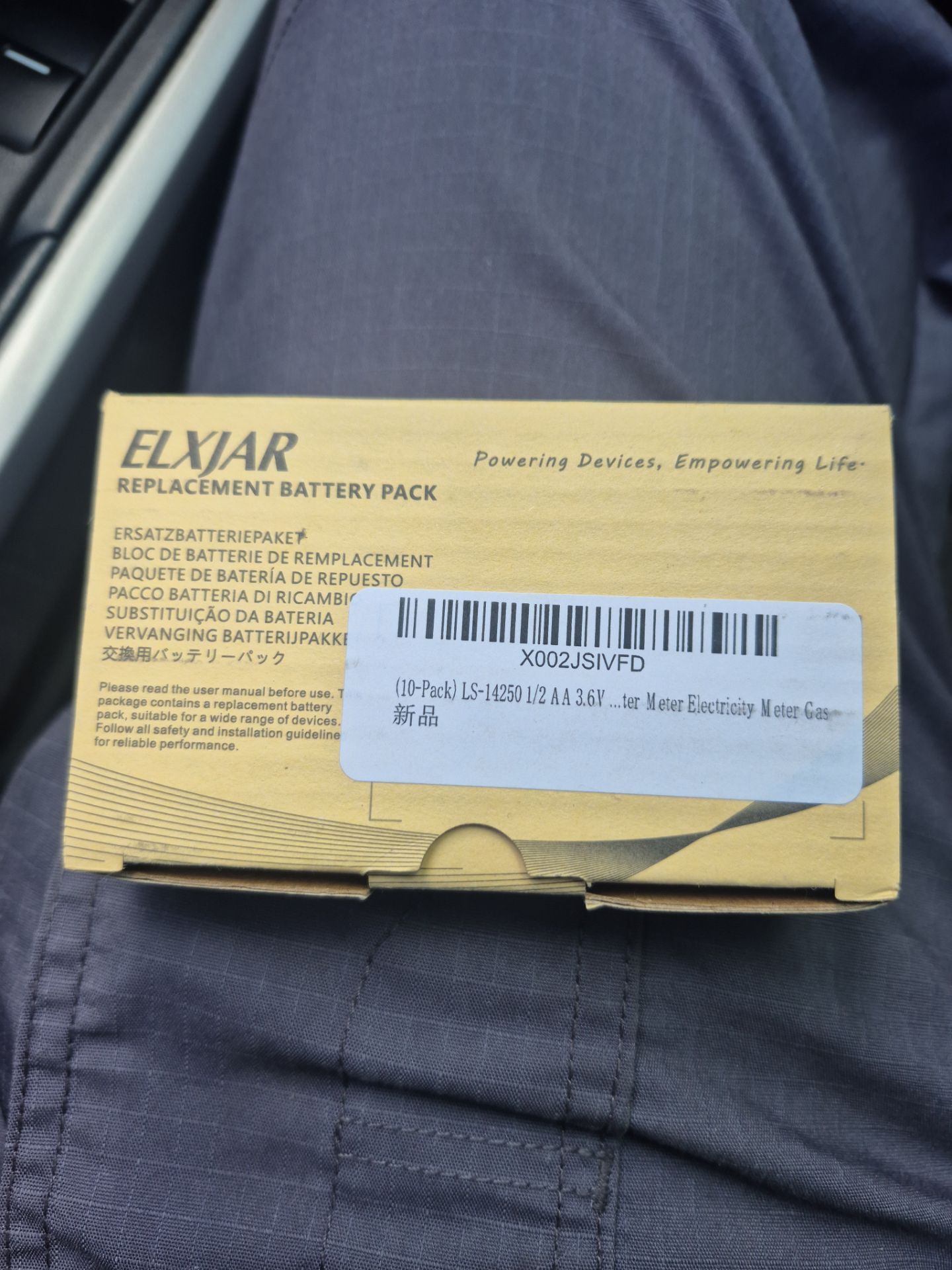 New Elxjar Replacement battery pack of 10