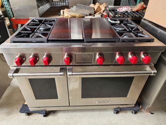Wolf 48 dual fuel.  Open box