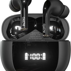 Wireless Earbuds, Bluetooth Earbuds 5.3 with LED Power Display Charging Case, IP67 Waterproof Earbuds for Phone,Samsung, Android and Sport Workout Run